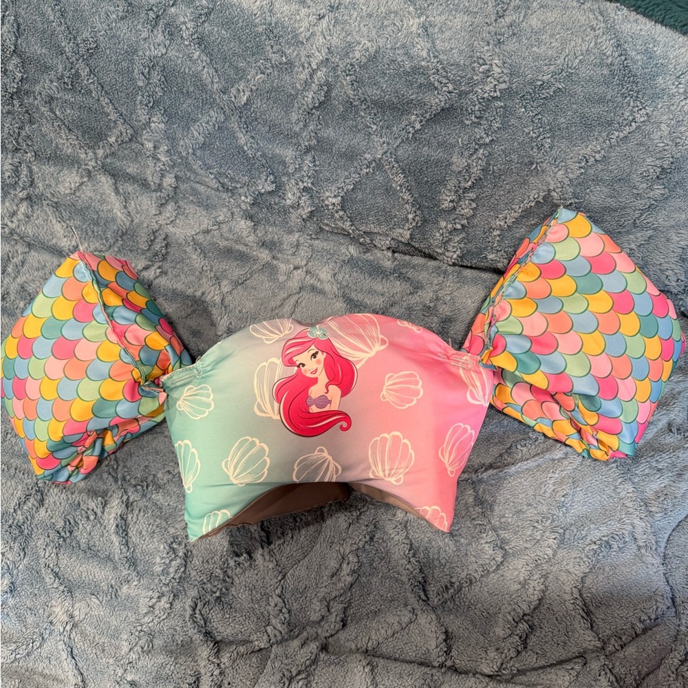 Swimways Little Mermaid Kids Swim Float Arms - Pastel Mermaid Print